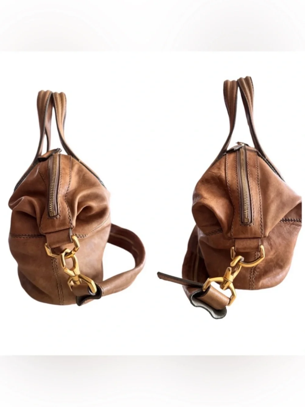 Givenchy Medium Nightingale Camel Lambskin Slouchy Satchel Bag | Quiet Luxury